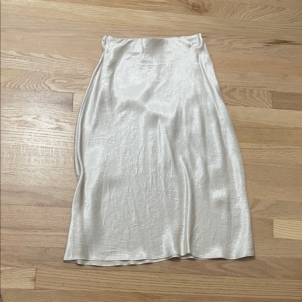 Babaton Cream Midi Skirt